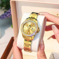 OLEVS 9945 Watch For Women Classic Fashion Date Waterproof Quartz Ladies Dress Hand Clock Luxury Diamond Scale Original Watches