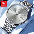OLEVS 6741 Watches For Man Original Fashion Brand Automatic Mechanical Watches Date Men Watches Gifts Waterproof Luminous
