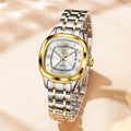 OLEVS 9810 Woman Watch Top Brand Business Date Mechanical Watch For Women Diamond Scale Luxury Original Waterproof Hand Clock