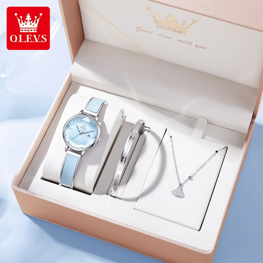 OLEVS 5656 Watches For Women Beautiful Elegant Fashion Quartz Watch Waterproof Luminous Date Ladies Watch Reloj Mujer