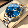 OLEVS 6723 Mens Watch  Automatic Mechanical Watches Business Date Watches For Man Luxury Fashion Waterproof Luminous Original