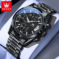 OLEVS 2987 Herrenuhr Mode Original Marken Quarzuhren für Herren Wasserdichter Kalender Männliche Armbanduhr Reloj