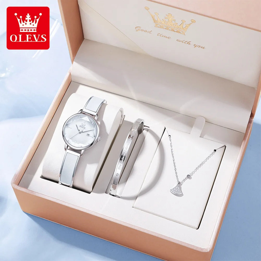 OLEVS 5656 Watches For Women Beautiful Elegant Fashion Quartz Watch Waterproof Luminous Date Ladies Watch Reloj Mujer