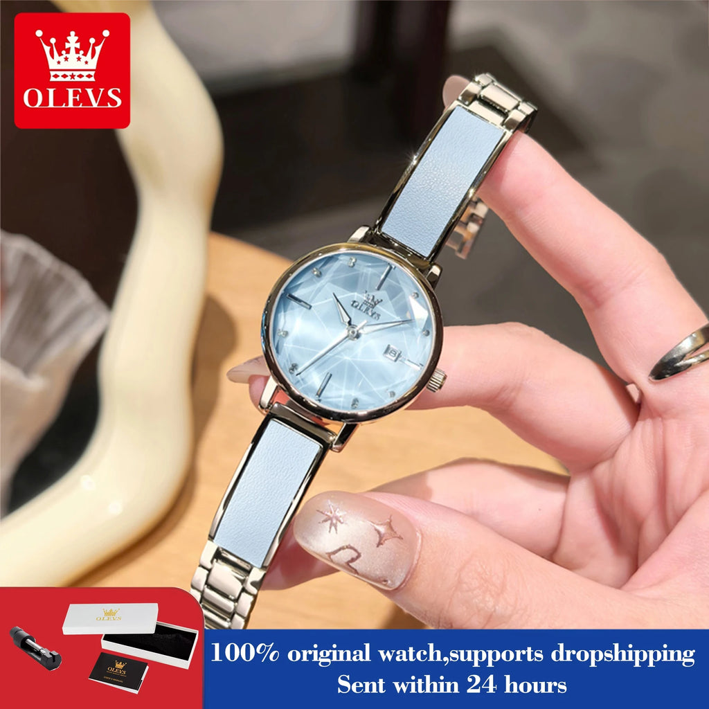 OLEVS 5656 Watches For Women Beautiful Elegant Fashion Quartz Watch Waterproof Luminous Date Ladies Watch Reloj Mujer